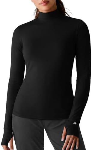 【極美品/DOMINGO】THERMAL CREW TOP L Zengjo Long Sleeve Running Shirts Women Thermal(Black,XS) at